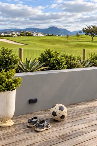 Moxie House — Deck and green mountain outlook