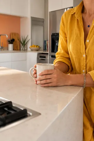 Moxie House — Coffee at the upstairs kitchen